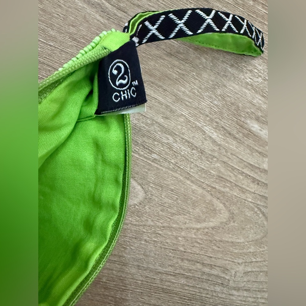 2 chic green beaded pouch - Picture 5 of 10